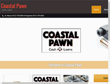 Tablet Screenshot of coastalpawn.com